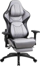 Load image into Gallery viewer, Big &amp; Tall Gaming Chair w/ Footrest - Ergonomic High Back Office Chair, Headrest &amp; Lumbar