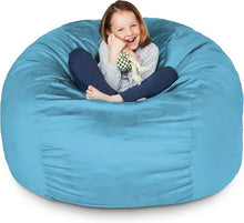 Load image into Gallery viewer, Luxurious 7 Ft Bean Bag Sofa - Comfortable Foam-Filled Lazy Boy Lounger