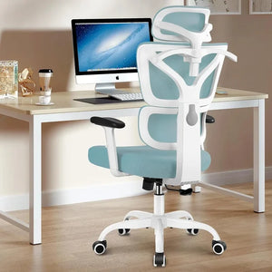 Adjustable Armrest Desk Chair, Stylish High-Back Gaming/Home Office Chair