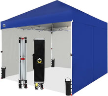 Load image into Gallery viewer, Durable 10x10 Commercial Canopy Tent, Instant Pop Up with Center Lock &amp; 4 Walls