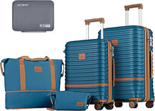 Load image into Gallery viewer, Expandable Travel Luggage Set - 3 Piece Suitcases with Spinner Wheels, TSA Lock