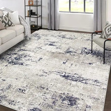 Load image into Gallery viewer, Large 9x12 Modern Abstract Washable Rug – Soft, Anti-Slip Carpet for Dining &amp; Bedroom