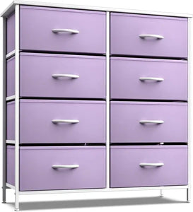 10 Drawer Kids Dresser, Pink 34" Storage Unit for Nursery, Closet & Bedroom