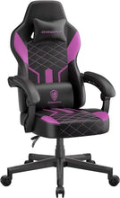 Load image into Gallery viewer, PU Leather Gaming Chair - Ergonomic High Back Reclining Computer Chair, 350 LBS