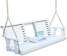 Load image into Gallery viewer, Heavy Duty 800 Lb Porch Swing | Outdoor Garden Hanging Swing Chair Console