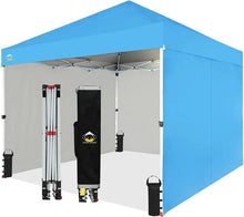 Load image into Gallery viewer, Durable 10x10 Commercial Canopy Tent, Instant Pop Up with Center Lock &amp; 4 Walls