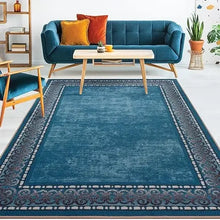 Load image into Gallery viewer, Large 7&#39;10&quot; x 10&#39; Indoor/Outdoor Rug | 8x10 Low Pile Carpet with Rubber Backing