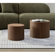 Load image into Gallery viewer, Nested Coffee Table Set, 2 Pieces for Living Room &amp; Lounge