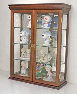 Glass Display Cabinet - Curio Living Room Display with Door