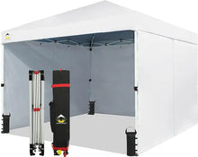 Load image into Gallery viewer, Durable 10x10 Commercial Canopy Tent, Instant Pop Up with Center Lock &amp; 4 Walls