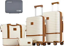 Load image into Gallery viewer, Expandable Travel Luggage Set - 3 Piece Suitcases with Spinner Wheels, TSA Lock