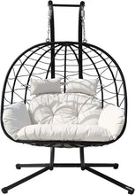 Load image into Gallery viewer, &quot;Stylish Outdoor Hanging Egg Chair – Perfect for Patio, Garden, &amp; Bedroom Swing