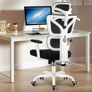 Adjustable Armrest Desk Chair, Stylish High-Back Gaming/Home Office Chair