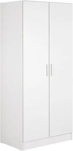 "Spacious 2-Door Bedroom Wardrobe | Large Storage with Ample Shelves | Clothes Organizer