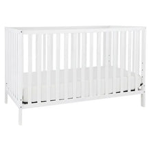 Load image into Gallery viewer, White 4-in-1 Convertible Crib, Greenguard Gold Certified for Safe Nursery