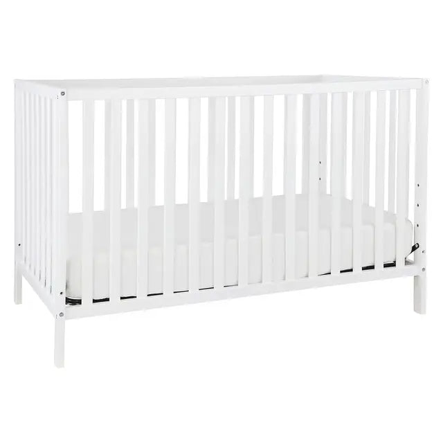 White 4-in-1 Convertible Crib, Greenguard Gold Certified for Safe Nursery