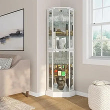 Load image into Gallery viewer, Living Room Display Cabinet - Triple Glazed Tempered Glass Doors &amp; Shelves