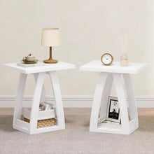 Load image into Gallery viewer, &quot;Modern 2-Piece Side Table Set - 2-Tier Nightstand for Living Room &amp; Bedroom