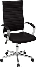 Load image into Gallery viewer, Ergonomic High-Back Computer Chair with Armrests, Lumbar Support &amp; 360° Swivel