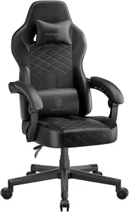 PU Leather Gaming Chair - Ergonomic High Back Reclining Computer Chair, 350 LBS