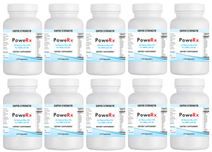 PoweRX Pills Bottle Male Delay Men Libido Enhancement Strong Sex Hard Erection 10x Bottle