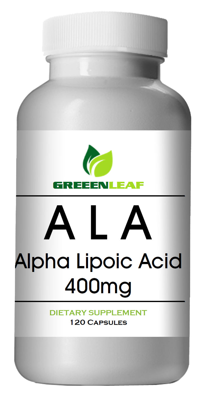 ALA Alpha Lipoic Acid 400mg CAPS Extreme Strength Big Bottle 120 Capsules GL
