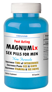 MAGNUM LX - BEST MALE ENHANCEMENT PENIS ENLARGEMENT SEX PILLS 60 Bottle