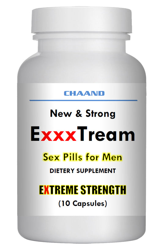 ExxxTREAM AMAZING SEX PILLS FOR MEN - 1 BRAND NEW BOTTLE - Extreme Hard Erection