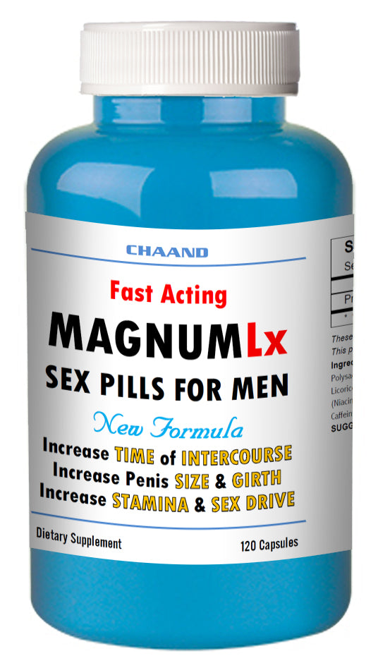 MAGNUM LX - BEST MALE ENHANCEMENT PENIS ENLARGEMENT SEX PILLS 120 Bottle