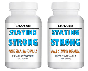 STAYING STRONG - SEX PILLS FOR MEN - STAY HARD LONGER - NATURAL DIETARY SUPPLEMENT 60 Pills 2x Bottles