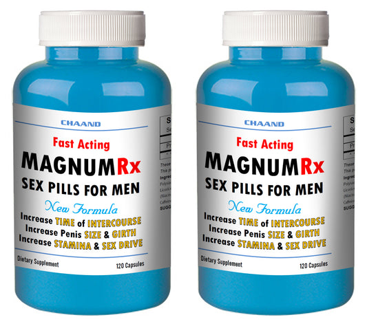 MAGNUM LX - BEST MALE ENHANCEMENT PENIS ENLARGEMENT SEX PILLS 240 Pills 2x Bottles