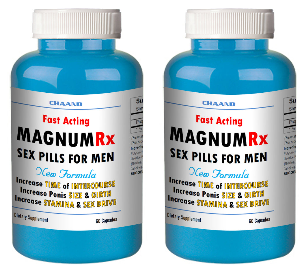 MAGNUM LX - BEST MALE ENHANCEMENT PENIS ENLARGEMENT SEX PILLS 120 Pills 2x Bottles