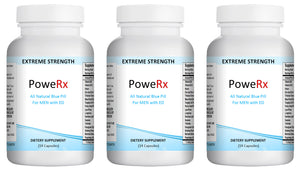 PoweRX Pills Bottle Male Delay Men Libido Enhancement Strong Sex Hard Erection 3x Bottle