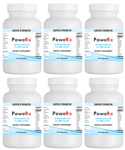 PoweRX Pills Bottle Male Delay Men Libido Enhancement Strong Sex Hard Erection 6x Bottle