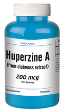 Load image into Gallery viewer, Huperzine A Capsules Enhances Memory 200mcg HIGH POTENCY 120 Capsules Big Bottle