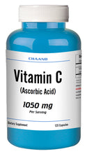 Load image into Gallery viewer, Vitamin-C Ascorbic Acid 1050mg Serving Immune Support HIGH POTENCY 120 Capsules USA SHIP