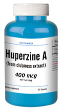 Load image into Gallery viewer, Huperzine A Capsules Enhances Memory 400mcg HIGH POTENCY 120 Capsules Big Bottle