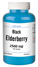 Load image into Gallery viewer, Black Elderberry Extract 2500mg Serving 120 Capsules High Potency CH