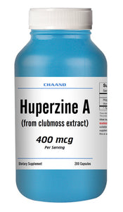 Huperzine A Capsules Enhances Memory 400mcg HIGH POTENCY 200 Capsules Big Bottle