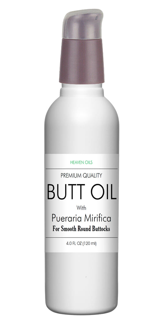 BUTT OIL Pueraria Mirifica serum for HIP Enhancement Enlargement - 4oz (120ml)