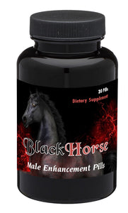 BLACK HORSE - PREMIUM HIGH END SEX PILLS FOR MEN - NATURAL DIETARY SUPPLEMENT 30 Pills