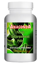 Load image into Gallery viewer, ANACONDA - SEX PILLS FOR MEN - INCREASE LENGTH AND GIRTH - NATURAL DIETARY SUPPLEMENT 30 Pills