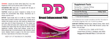 Load image into Gallery viewer, DD - Breast Enhancement Pills - 30 Pills Bottle 1000mg Per Serving (2 Bottles) 60 Pills
