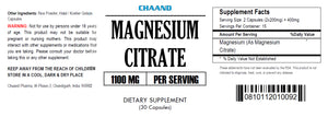 Magnesium Citrate Lot of 7 Bottles 1100mg Serving. Only $6 Per Bottle Capsules CH